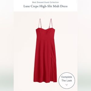 Abercrombie high-slit midi dress